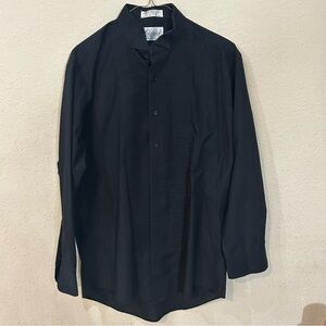 Classix Men's Black tuxedo Shirt size M